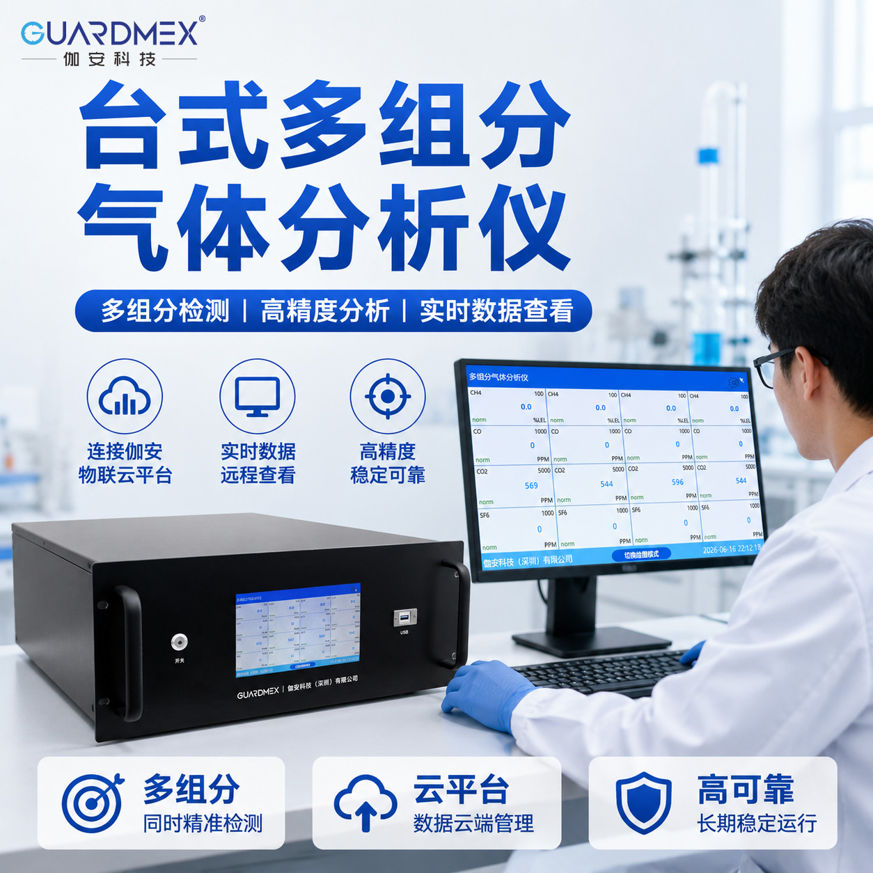 实验室多组分多通道分析仪